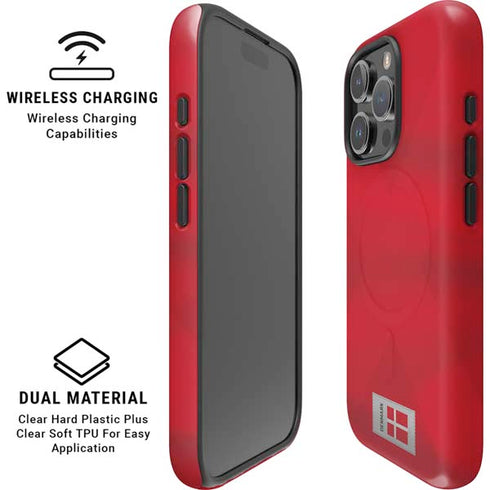 Denmark Soccer Flag iPhone 16 Pro Max Magsafe Impact Case